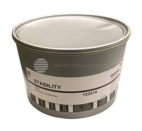 PPE Process Ink Stability Black for Offset Printing 5.5 lbs I Oil Based