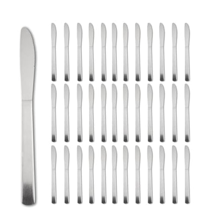 36 PCS Dinner Knifes Set - Windsor Stainless Steel Table Knives 8.7 Inch with Dishwasher Safe Butter Knives,Metal Butter Knofe,Dinner Knife Silverware for Home,Kitchen or Restaurant - size: 36PCS Dinner Kinfe