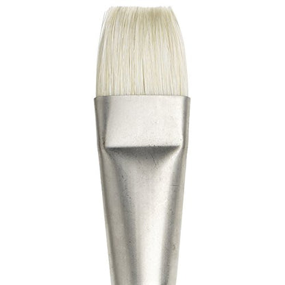 Winsor & Newton Artists' Oil Hog Paint Brush, Long Handle Size 12, Bright - size: #12, style: Bright