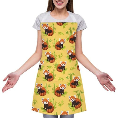 Cooking Apron for Adults with Pockets, Waterproof Oil Resistant Bib for Kitchen Restaurant BBQ Baking - color: Style (326)