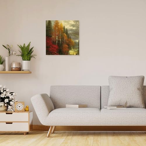 LEXININ 12 Pack 6 x 6 x 1/2 Inch Square Wooden Panels, 15 x 15 x 1.5cm Unfinished Square Wood Canvas Board, Cradled Painting Panel for DIY Art Craft