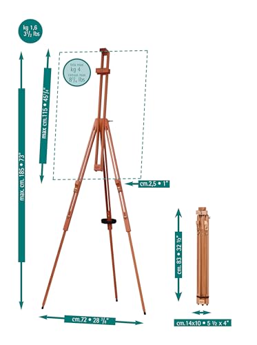 Mabef Value Folding Field Easel (MBM-29-AL-B) - style: Compact