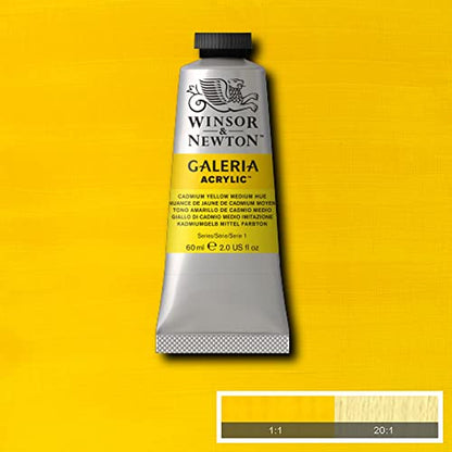 Winsor & Newton Galeria Acrylic Color, 60ml (2-oz) Tube, Cadmium Yellow Medium Hue - color: Cadmium Yellow Medium Hue, style: 2-oz Tube
