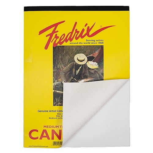 FREDRIX Creative Series White Canvas Pad, 14" x 18" - color: White Canvas, size: 14" x 18"