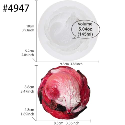 Nine Tailed Fox Mold, 3D Animal Resin Epoxy, Soap, Candle DIY - color: Nine-Tailed Fox