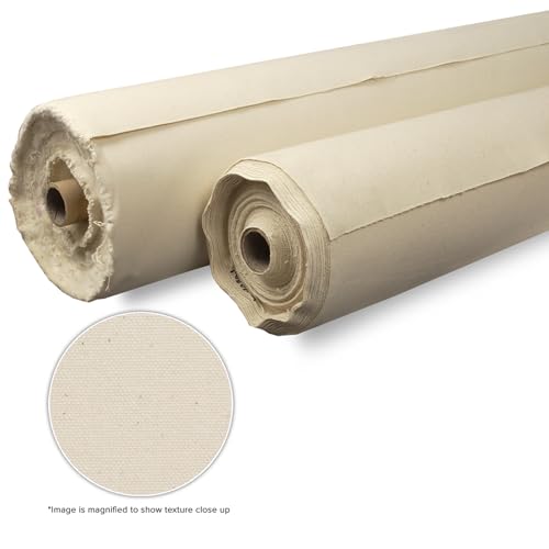 15 oz. 84" x 30 Yard Unprimed Cotton Duck w 12" Shears