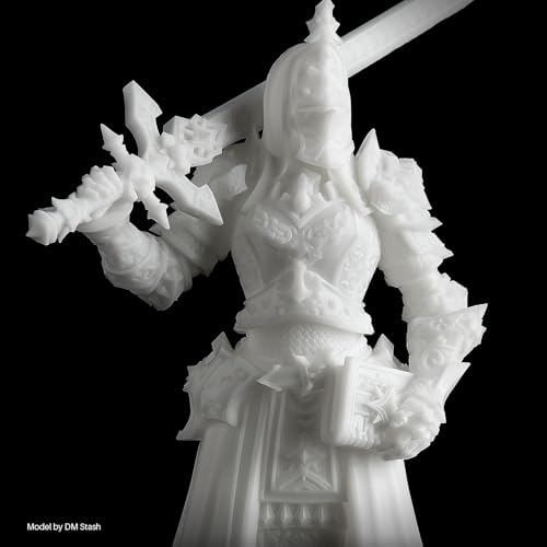 ELEGOO ABS-Like Resin 3.0 Pro, Higher Scratch-Resistance 3D Printing Photopolymer Resin, 405nm UV Resin for MSLA/DLP/LCD Printers Fast Curing High Precision Non-Brittle, White 2000g - color: White, size: L-2000g