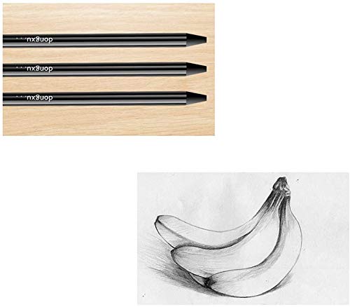 3pcs Woodless Sketch Charcoal Pencils Set - Professional 2H 2B 4B Graphite Charcoal Pencils for Drawing Sketching Shading Art Supplies for Artists Beginners - color: 3pcs #1