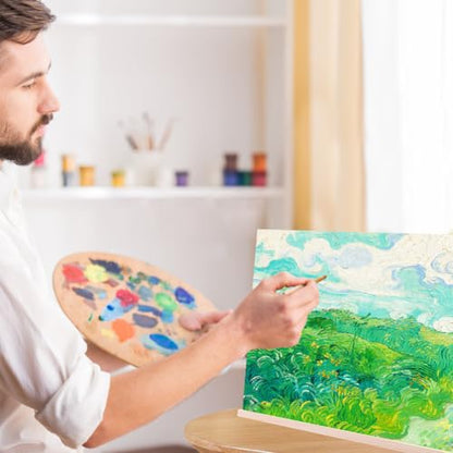 2 Pack Tabletop Easel for Painting, Adjustable Desktop Easel Portable Art Easel for Canvas Painting, iPad, Book Display, Artwork Holder - 13 x 9 Inches
