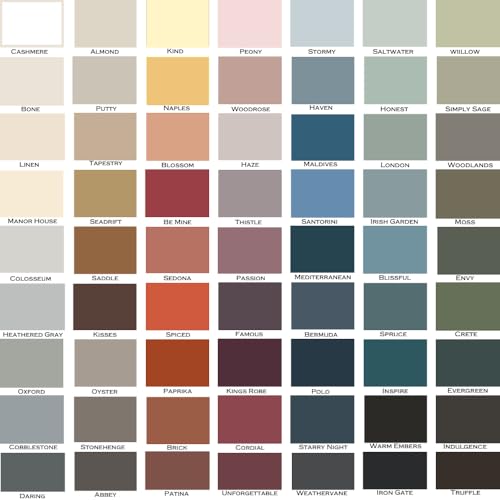 ALL-IN-ONE Paint by Heirloom Traditions, Be Mine (Scarlet Red), 8oz Sample - Durable cabinet and furniture paint. Built in primer and top coat, no sanding needed. Includes our 30 featured color card. - color: Be Mine, size: 8 Fl Oz (Pack of 1)