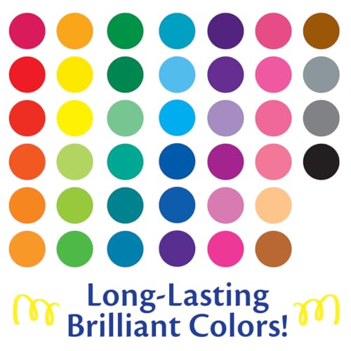 Crayola Ultra Clean Fine Line Washable Markers (40ct), School Supplies, Classroom Teacher Must Haves, Homeschool Essentials, Gifts for Kids, Ages 3, 4, 5 - size: 1 Count (Pack of 1), style: Fine Line Markers