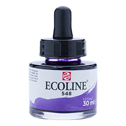 Ecoline Liquid Watercolour Bottle 30 ml Blue violet 548 (11255481) - color: Blue Violet