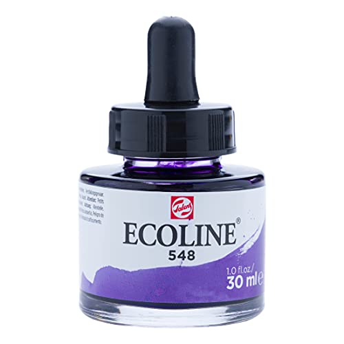 Ecoline Liquid Watercolour Bottle 30 ml Blue violet 548 (11255481) - color: Blue Violet