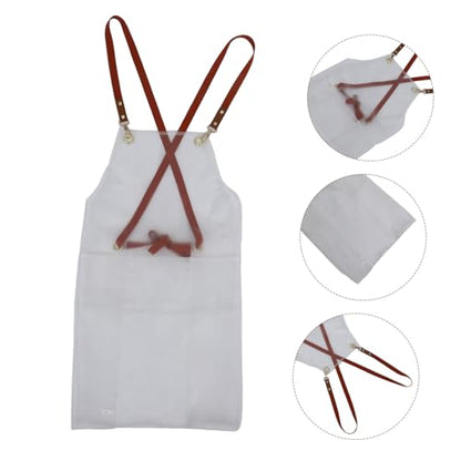 Thick Material Waterproof Oil Bib Pockets for Artists Chefs and Home Use