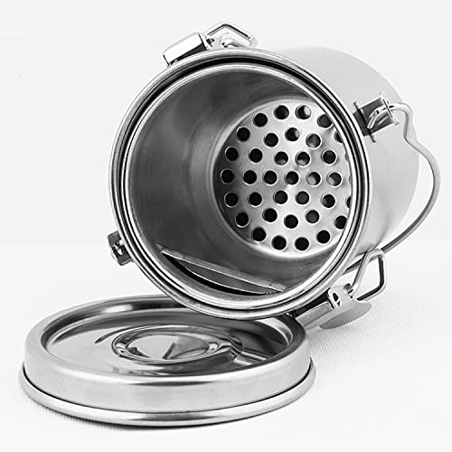 Tosnail Stainless Steel Leak-Proof Paint Brush Washer with Removable Filter Screen - Small - style: Leak-Proof Small