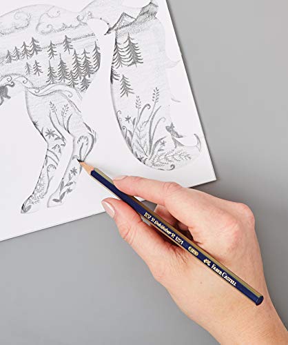 Faber-Castell Goldfaber Artists' Graphite 4H Pencil - style: 4H