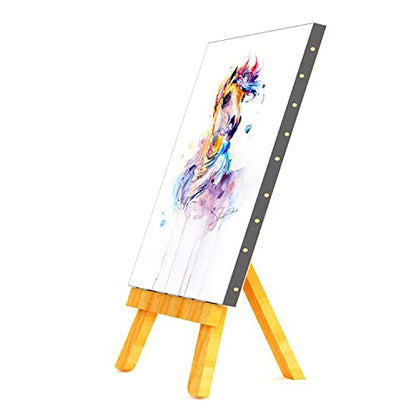 5.9 Inch Mini Wood Display Easel, 10 Pcs Tabletop Easels for Displaying Photos, Picthres - style: 5.9 Inch