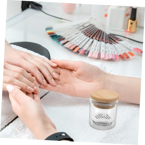 Nail Art Brush Cleaning Cup with Mesh Filter Multifunctional Wash Supply for Manicure Tools with Lid for Professional Nail Care