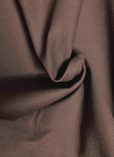 60" Wide 10oz Potting Soil Brown Cotton Duck Canvas Fabric by The Yard - Ideal as an Upholstery, Craft & Hobby Fabric - Durable, Versatile Material for Home Decor, Sewing & DIY Use - color: Potting Soil Brown