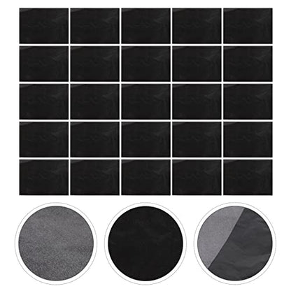 DOITOOL 25 Sheets Tracing Paper Carbon Graphite Transfer Carbon Paper Black Art Craft