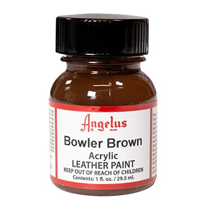 Angelus Acrylic Leather Paint, 1 Fl Oz (Pack of 1), Bowler Brown - color: Bowler Brown, size: 1 Fl Oz (Pack of 1)