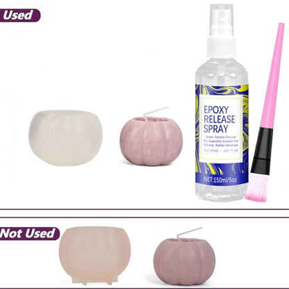 2 Pcs 150ML Mold Release Spray for Resin Molds – Water-Based Silicone Release & Protectant for Silicone and Epoxy Resin Molds, Fast-Drying Non-Stick for Easy Demolding & Longer Mold Life - color: 300ml