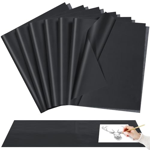 Epakh 20 Sheets 20" X 36" Large Graphite Carbon Transfer Paper, Reusable Transfer Paper for Canvas, Wood, Fabric, Papers, Ceramic, Drawing, Sketching, Painting and DIY Crafts - size: 20" x 36"
