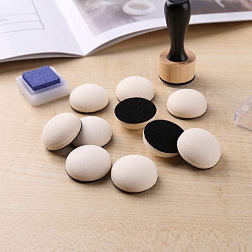 CYFUN DESIGN Mini Ink Blending Tools Foam Replacement Foams for DIY Scrapbooking Paper Crafting Handmade Crafts Scrapbooking Supplies Crafting Projects - color: 10pcs Semicircle Foam Refills