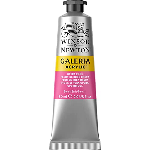 Winsor & Newton Galeria Acrylic Color, 60ml (2-oz) Tube, Opera Rose - color: Opera Rose, style: 2-oz Tube