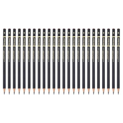 PATIKIL 24Pcs Drawing Pencils for Sketching, 6B Refill Sketch Pencils for Drawing, Graphite Art Pencil Set Professional Resistant Lead for Painting Shading Artist Office Supplies - size: 6B