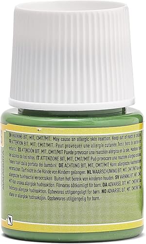 Pebeo Porcelaine 150, Water-Based High-Gloss Porcelain Paint, 45 ml - Malachite Green - color: Malachite Green