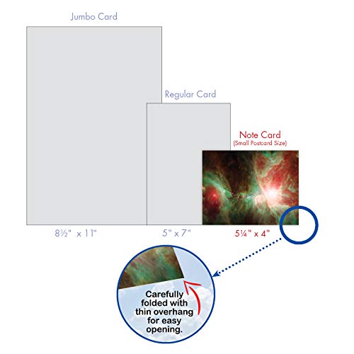 The Best Card Company - Box of 10 All Occasion Cards Blank (4 x 5.12 Inch) - Scenic Landscape Cards Assorted - Galacticards M3977 - style: Galacticards