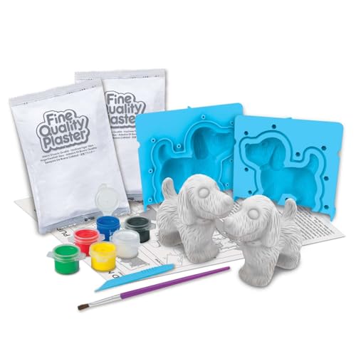4M 3D Mould & Paint - Puppy Dogs Kit for Kids Ages 5+ - Create, Paint, and Decorate Adorable Puppy Figurines! - style: Puppy Dogs