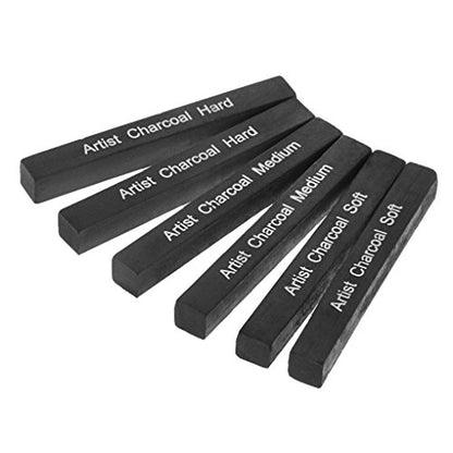 compressed charcoal sticks Drawing Class Essential Tools Kit