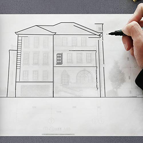 Waybas 200 Sheets A4 Tracing Paper, White Translucent Sketching Paper for Pencil Ink Markers (8.5 x 11.5 Inch) - color: 200 Pcs