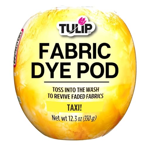 Tulip Fabric Dye Pod Taxi (Yellow), Dye for Washing Machines - color: Taxi