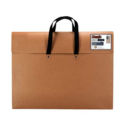 Star Products 219H Classic Red Rope Artist Portfolio w/Sturdy Nylon Handle, 17" x 22" - size: 17" x 22"