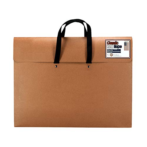 Star Products 219H Classic Red Rope Artist Portfolio w/Sturdy Nylon Handle, 17" x 22" - size: 17" x 22"