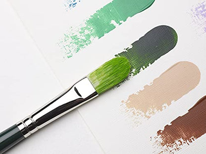 Winsor & Newton Winton Oil Brush, Long Handle, 5 pack - style: 5 Pack - Short Handle