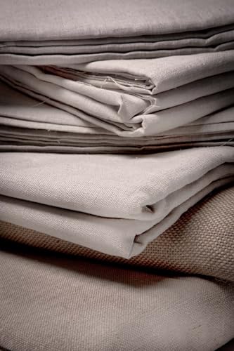 SoHo Urban Artist Professional Unprimed Linen Canvas for Artists, 67 in x 6 Yard, 12.7 oz Smooth Texture, Museum Quality, #42 Un-Stretched Canvas Blanket for Painting, Suitable for Large Works