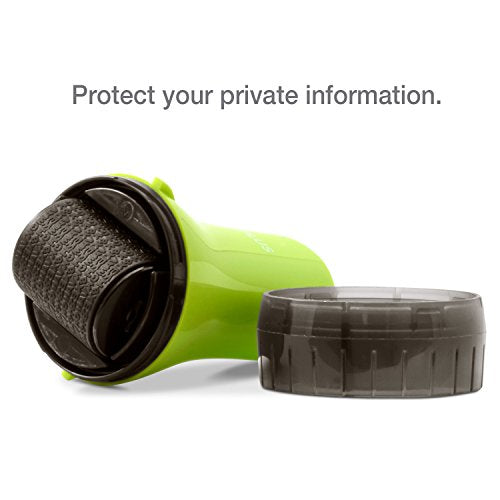Guard Your ID Wide Advanced Roller 2.0 Identity Theft Prevention Security Stamp Green - color: Green, size: wide