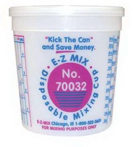E-Z MIX 70032 1 Quart Cup, 100 Pack