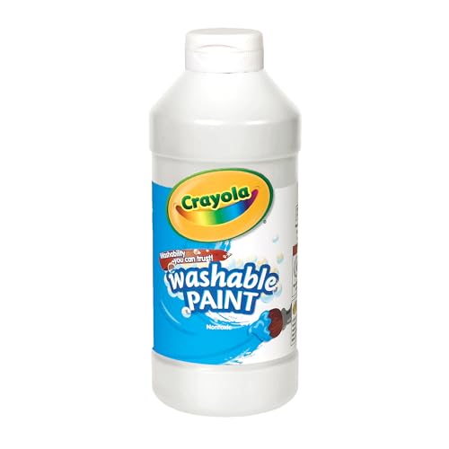 Crayola Washable Kids Paint, White, 16oz - color: White
