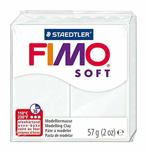 FIMO Soft & Effect Polymer Oven Modelling Clay - 57g - Set of 4 - The Snow & Ice Collection