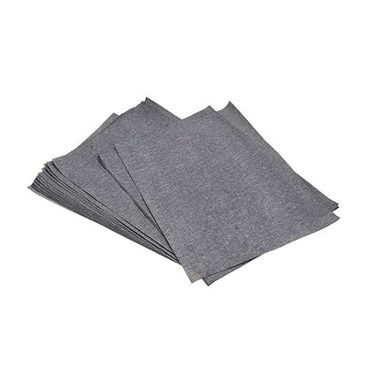 Gadpiparty Graphite Carbon Transfer Paper 25 Sheets for Tracing Drawing and Painting for Artists and Students Gray and Black