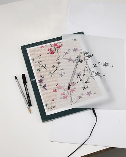 Ultra-Thin A4 LED Light Pad for Tracing & Drawing – Dimmable Brightness with Memory Function – Ideal for Artists, Designers & Crafters - style: Wafer1