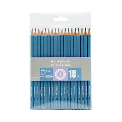 Artist's Loft Graphite Sketching Pencil Set 18ct