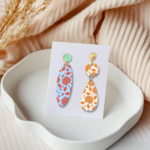 CHGCRAFT Hydrangea Texture Polymer Clay Texture Sheets Flowers Leaves Pattern Silicone Texture Stamp Clay Modeling Pattern Pad Texture Sheets for Polymer Clay Making Earrings Jewelry - style: Hydrangea