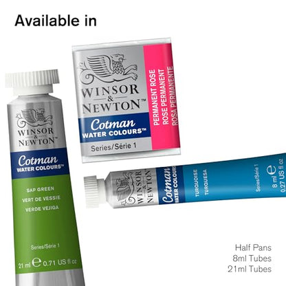 Winsor & Newton Cotman Watercolor Paint, 8ml (0.27-oz) Tube, Intense Phthalo Green - color: Intense Phthalo Green, style: 0.27-oz Tube