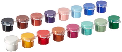 Delta Creative Paint Pots Set with Paint and Brush for Outdoors, (16 Colors) - size: 2.56 Fl Oz (Pack of 1)